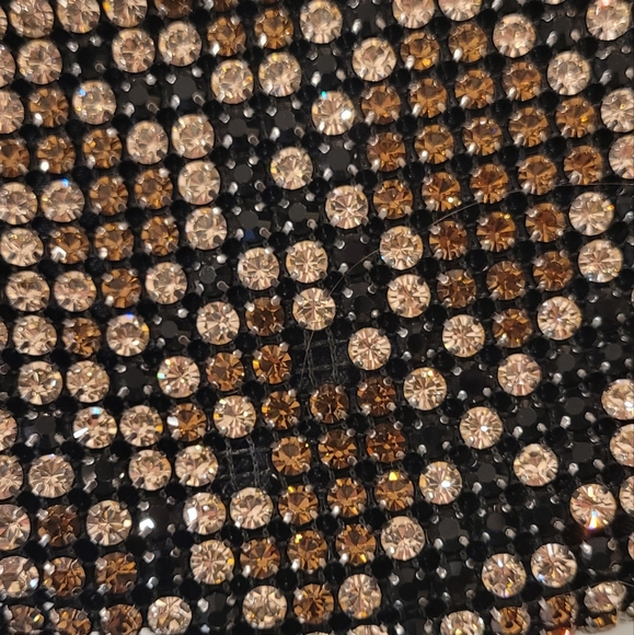 RARE ALEXANDER WANG HEIRESS RHINESTONE PATTERN MESH POUCH CLUTCH BAG - Picture 14 of 14